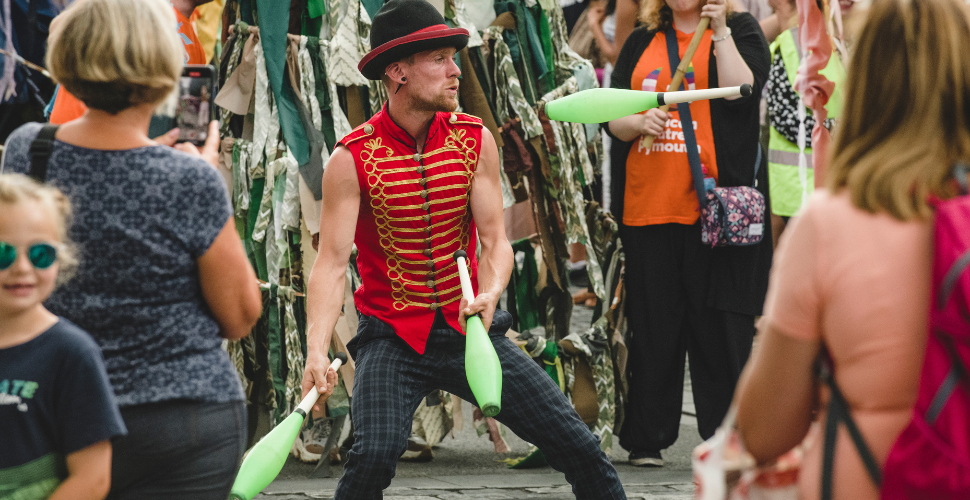 Juggler at West End Carnival